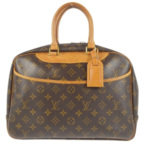 Louis Vuitton Deauville Bowling Vintage Handbag Monogram Vanity Travel Bag 👜 - Picture 4 of 13